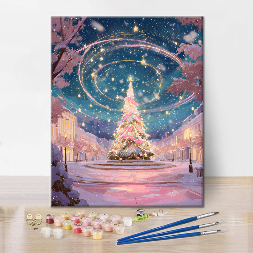 Magic Christmas Tree - Paint by Numbers