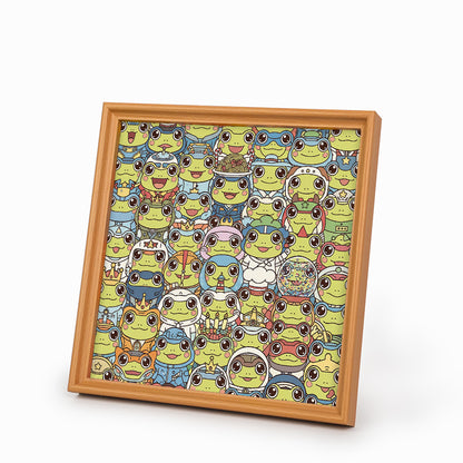 Frog - Wooden Coloring Puzzle