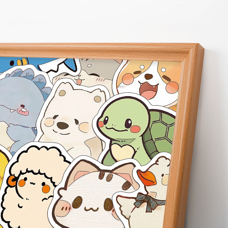 Furry Gathering - Wooden Coloring Puzzle