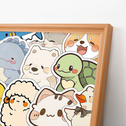 Furry Gathering - Wooden Coloring Puzzle