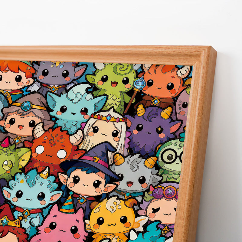 Monster Mash - Wooden Coloring Puzzle