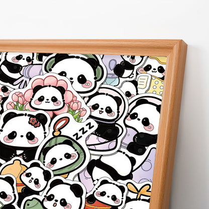 Panda II - Wooden Coloring Puzzle