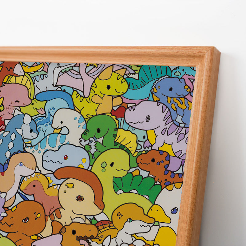 Little Birds - Wooden Coloring Puzzle