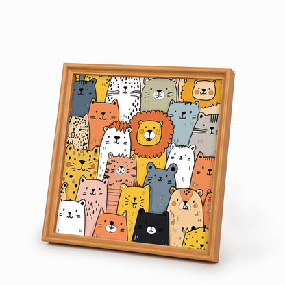 Shiba Inu - Wooden Coloring Puzzle