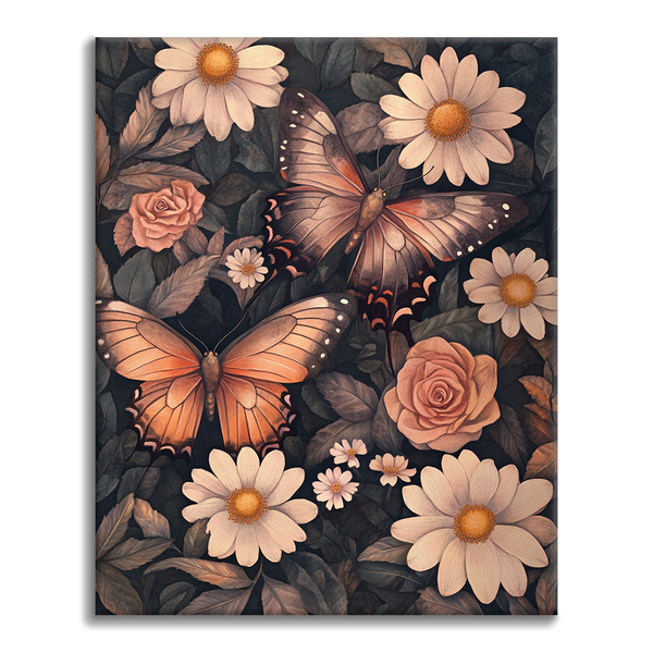 Amber Bloom - Paint by Numbers