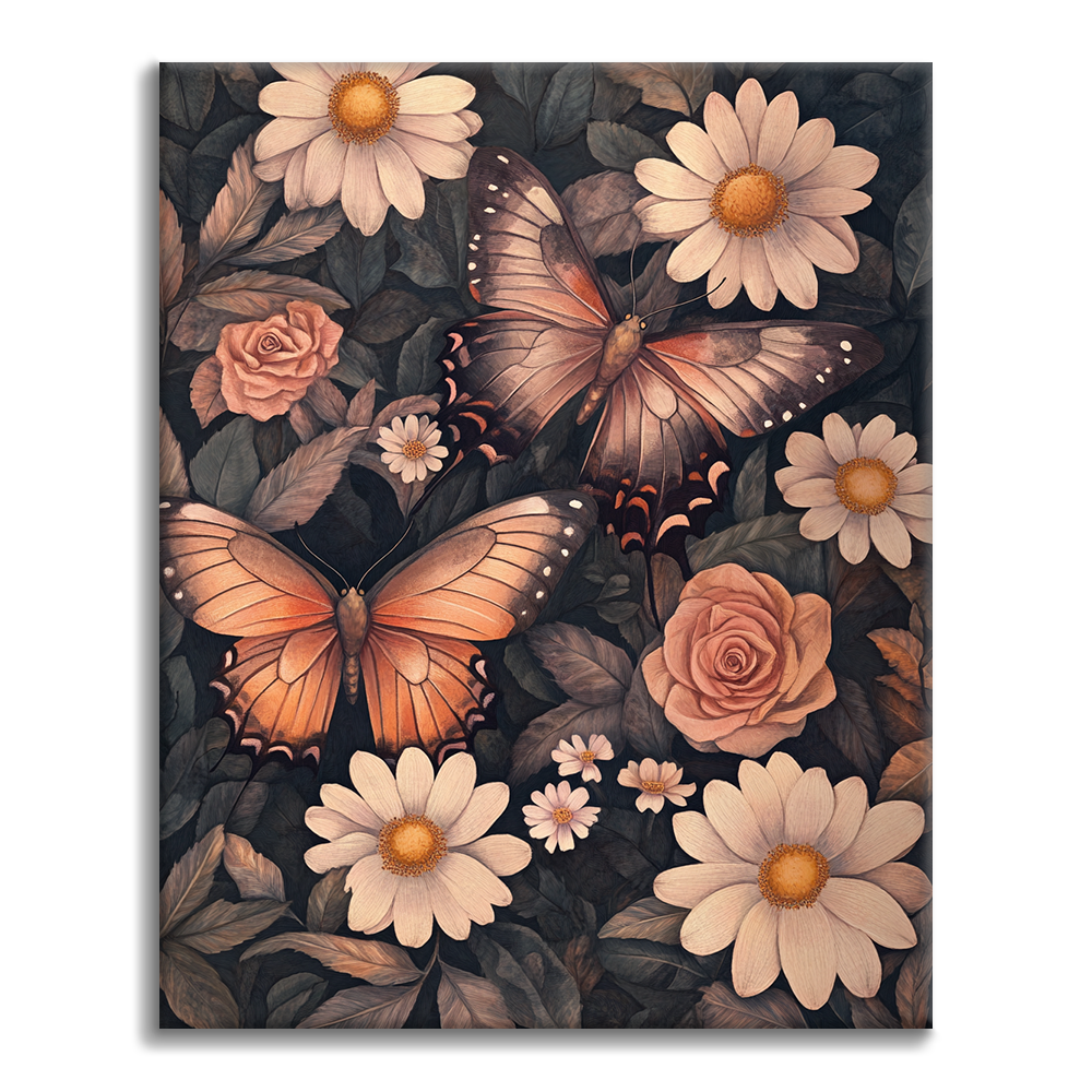 Amber Bloom - Paint by Numbers