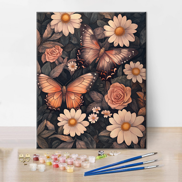 Amber Bloom - Paint by Numbers