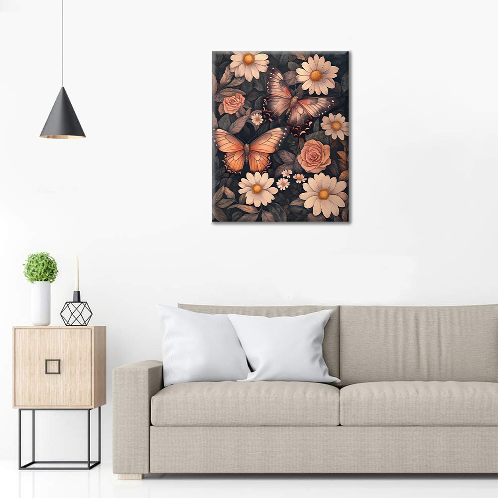 Amber Bloom - Paint by Numbers