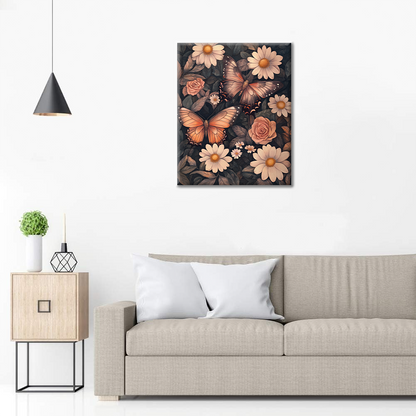 Amber Bloom - Paint by Numbers