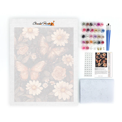 Amber Bloom - Paint by Numbers