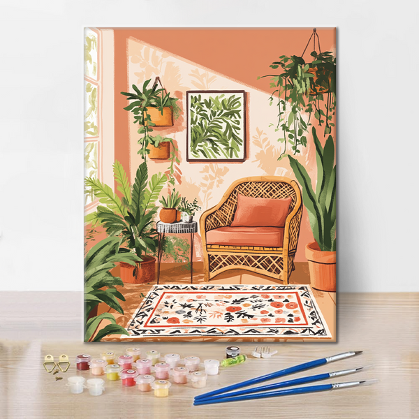 Botanical Nook - Paint by Numbers