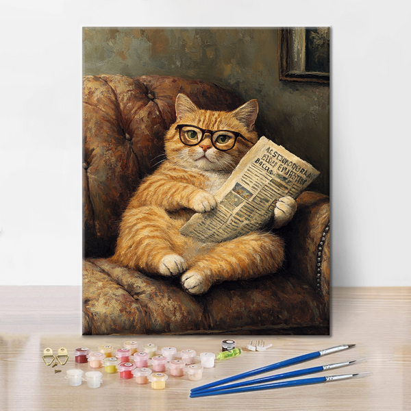 Chill Cat - Paint by Numbers