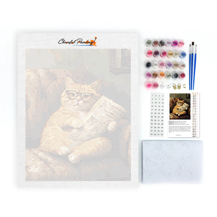 Chill Cat - Paint by Numbers
