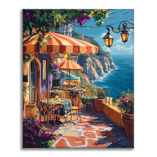 Cliffside Coffee - Paint by Numbers