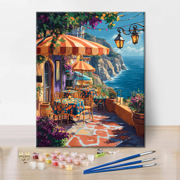 Cliffside Coffee - Paint by Numbers
