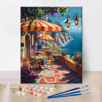 Cliffside Coffee - Paint by Numbers