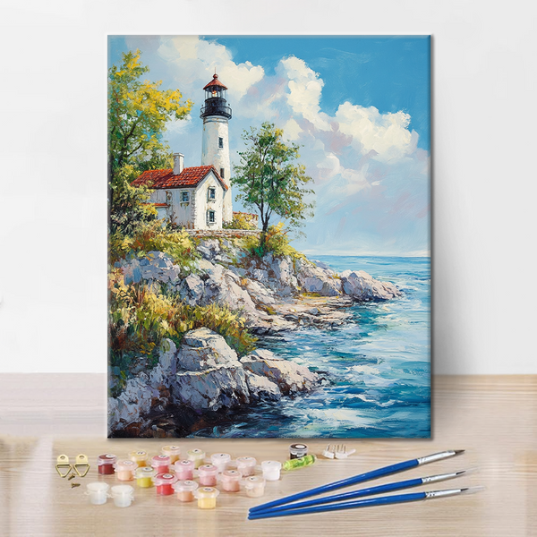 Coastal Beacon - Paint by Numbers