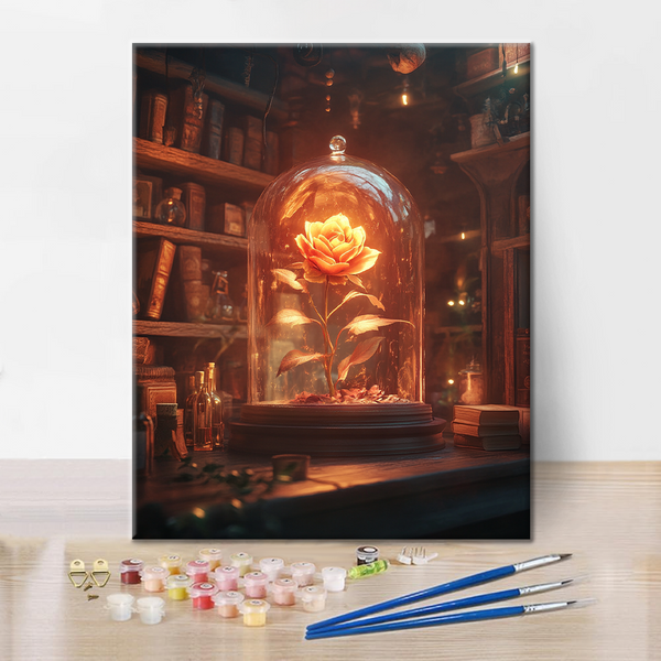 Enchanted Rose - Paint by Numbers