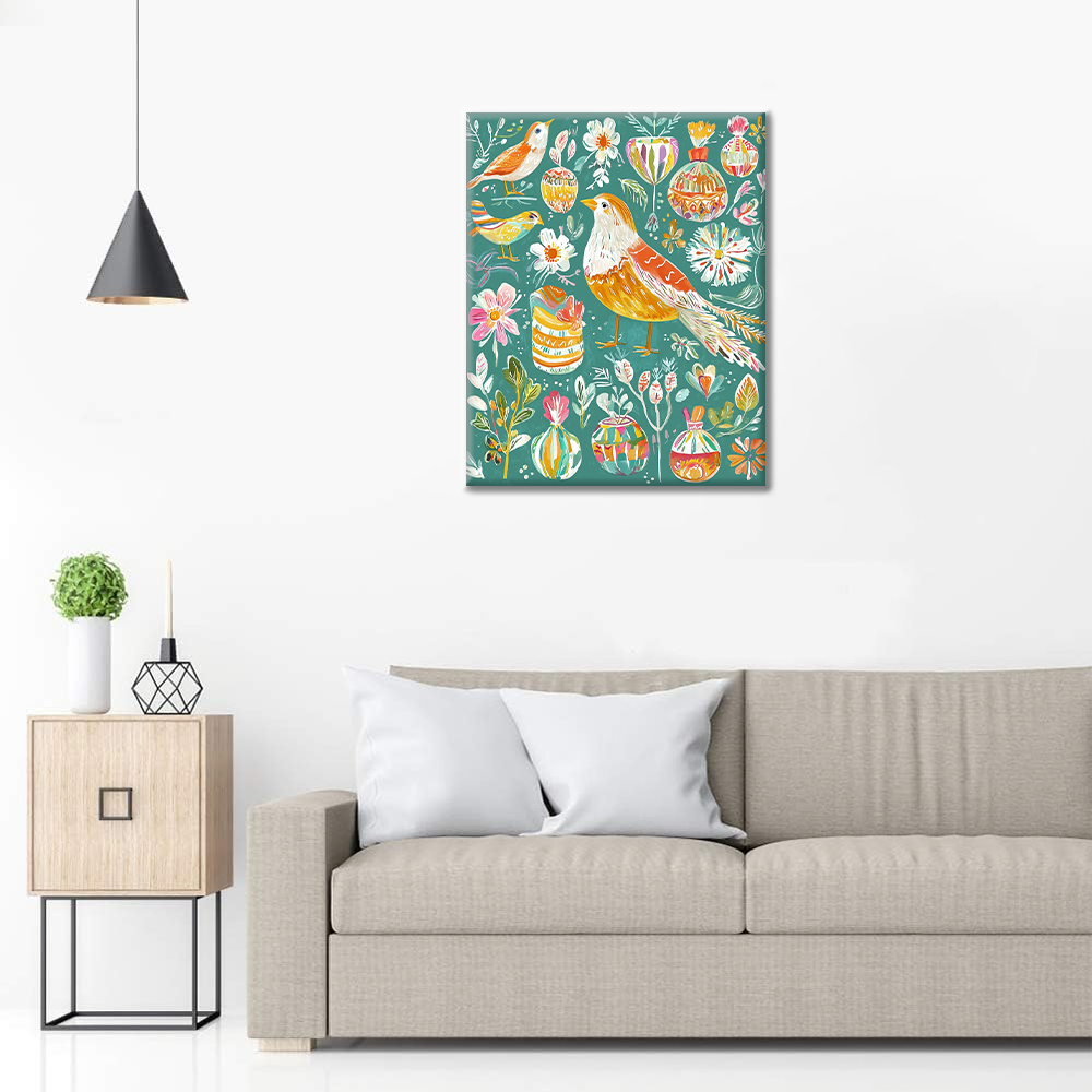 Joyful Bird - Paint by Numbers