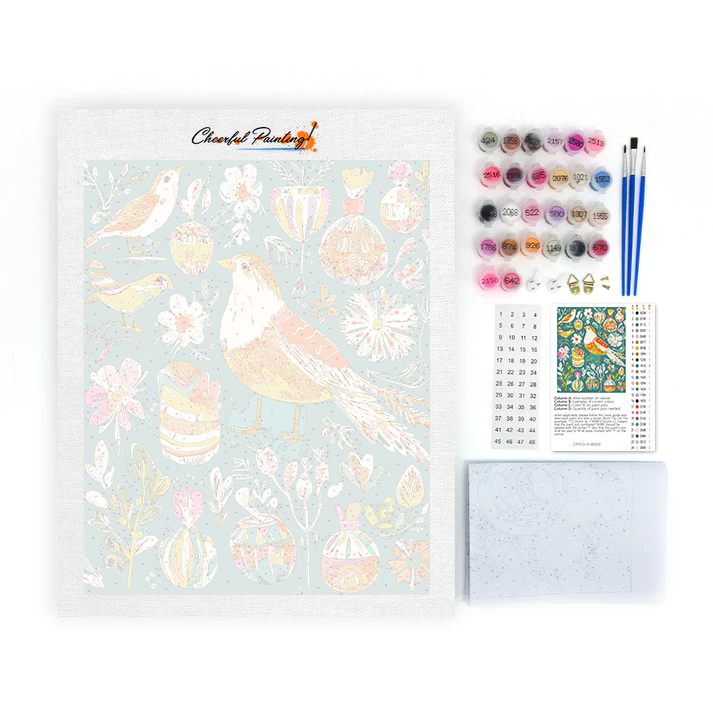 Joyful Bird - Paint by Numbers