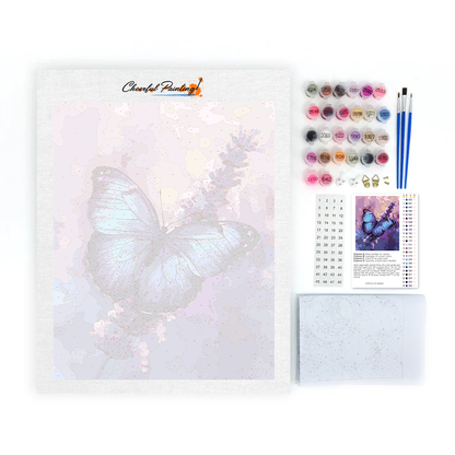Lavender Lullaby for Cerulean Wings - Paint by Numbers