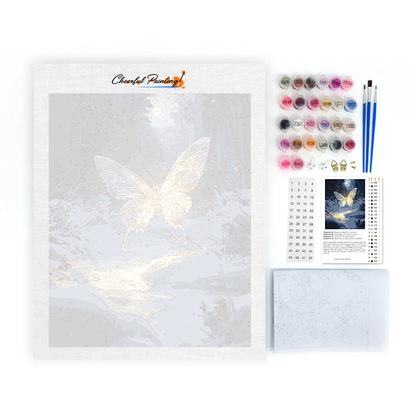 Moonlit Glimmer - Paint by Numbers