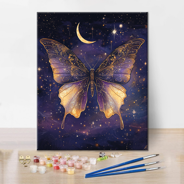 Moonlit Wings - Paint by Numbers