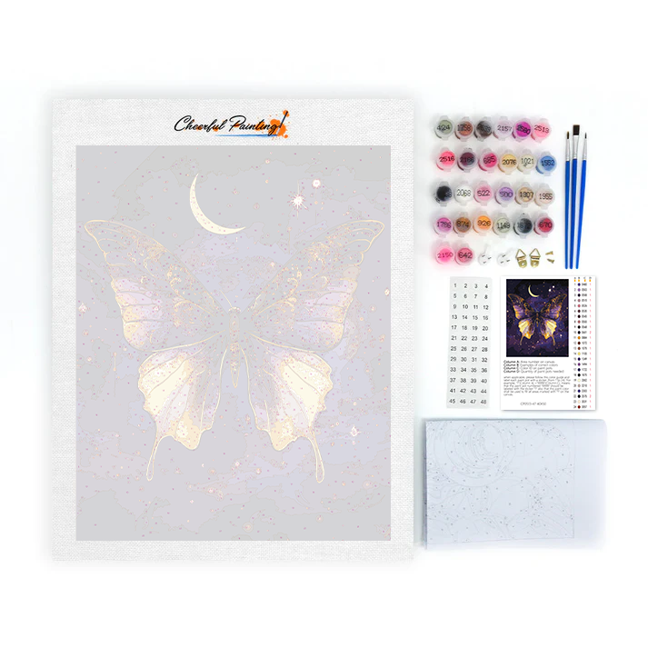 Moonlit Wings - Paint by Numbers