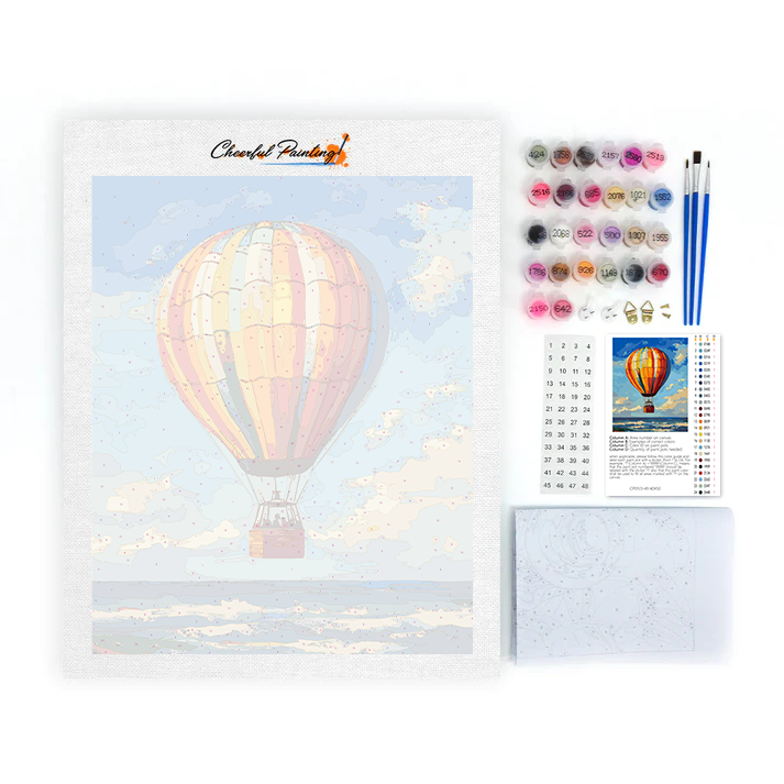 Ocean Balloons - Paint by Numbers