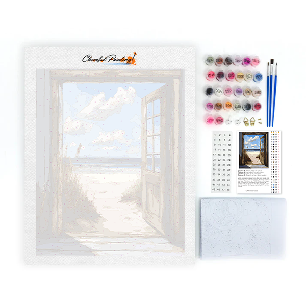 Ocean Doorway - Paint by Numbers
