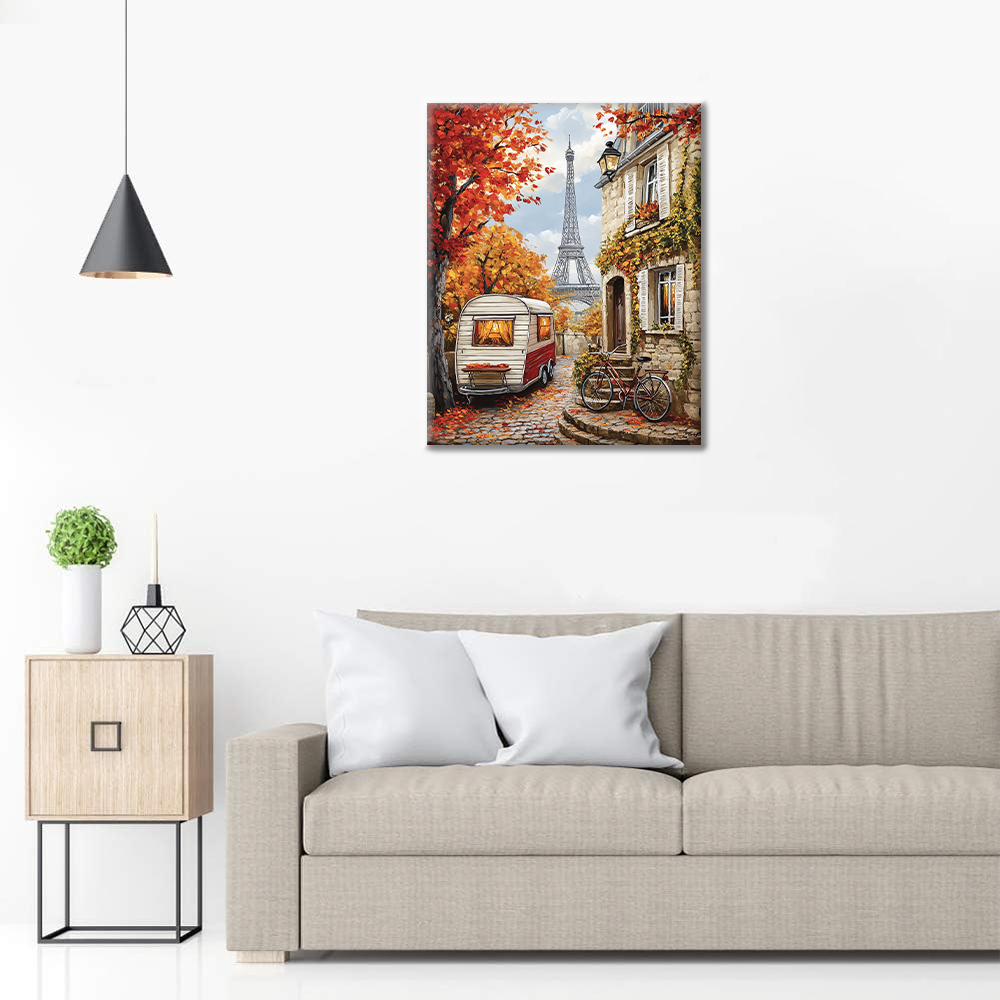 Parisian Autumn - Paint by Numbers