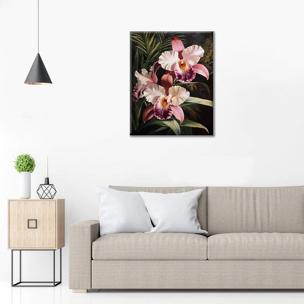 Pink Orchid - Paint by Numbers