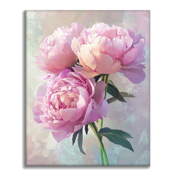 Pink Peony - Paint by Numbers