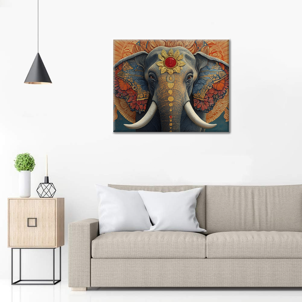 Sacred Elephant - Paint by Numbers