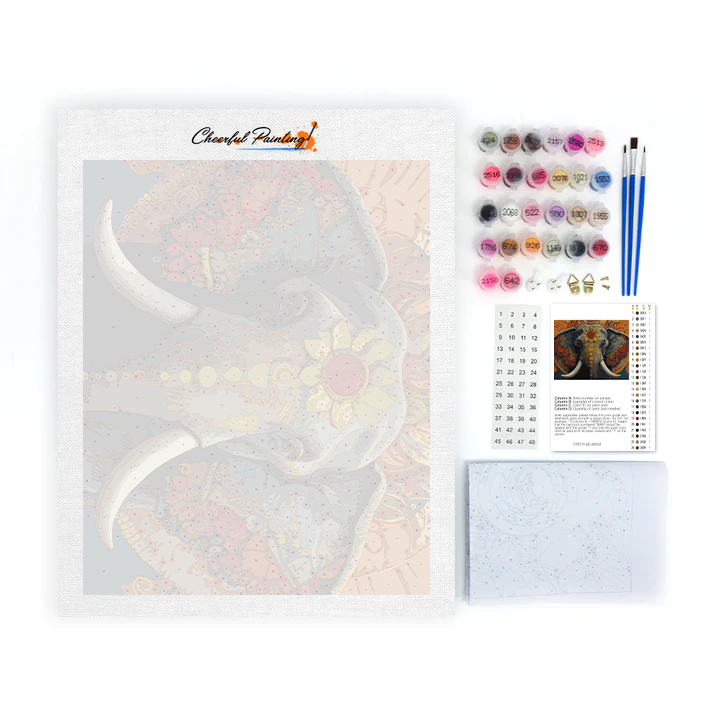 Sacred Elephant - Paint by Numbers