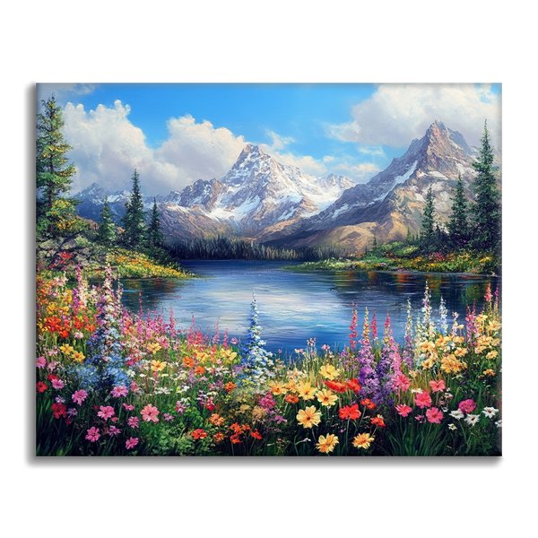Scenic Bloom - Paint by Numbers