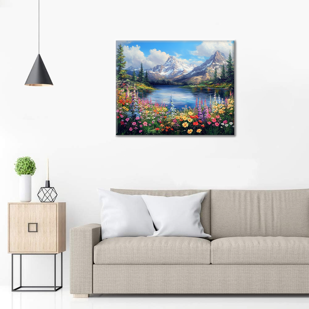 Scenic Bloom - Paint by Numbers
