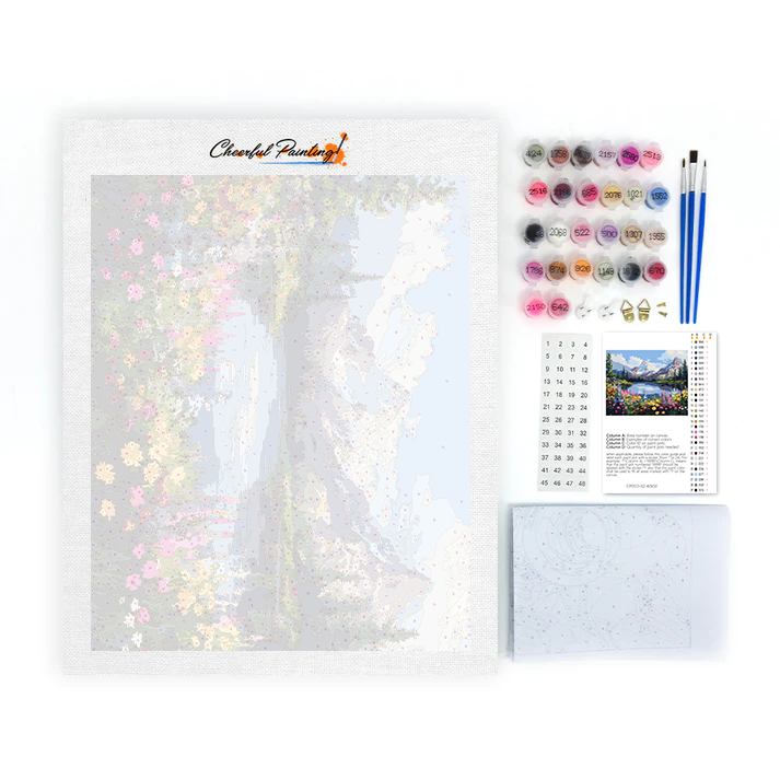 Scenic Bloom - Paint by Numbers