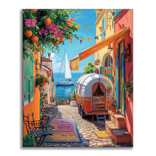 Seaside - Paint by Numbers