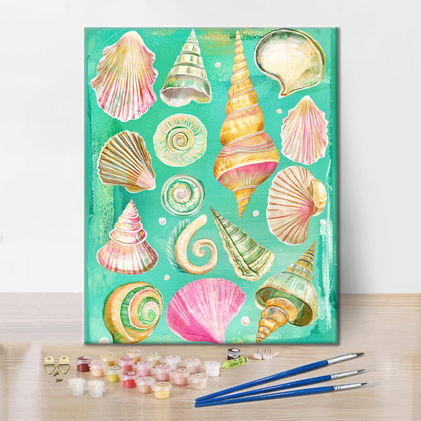 Shell and Conch - Paint by Numbers