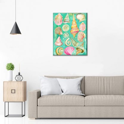 Shell and Conch - Paint by Numbers