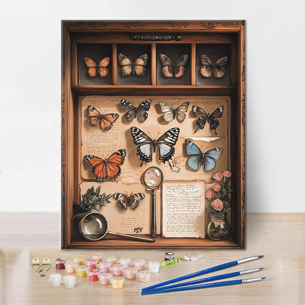 The Butterfly Curator - Paint by Numbers