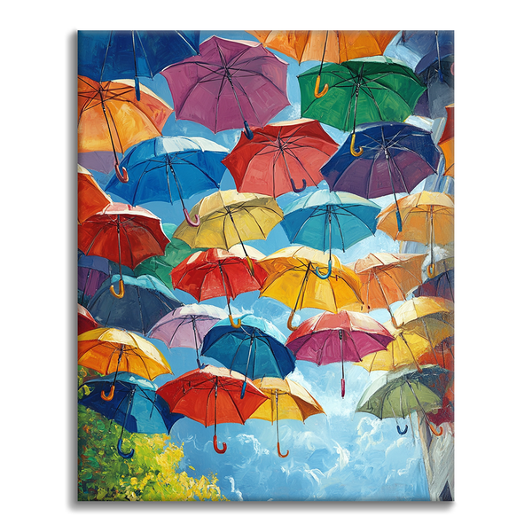 Umbrellas - Paint by Numbers