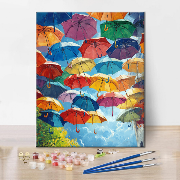 Umbrellas - Paint by Numbers