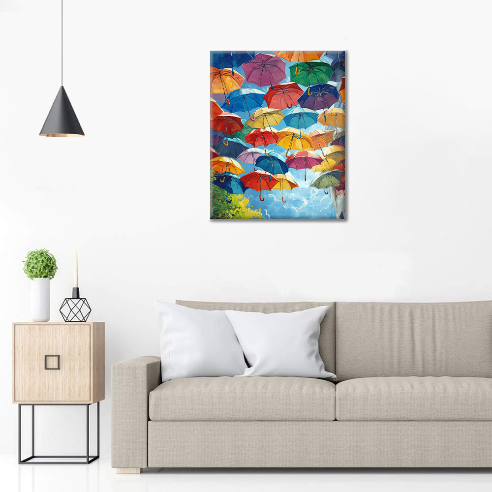 Umbrellas - Paint by Numbers