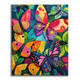 Vibrant Butterflies - Paint by Numbers