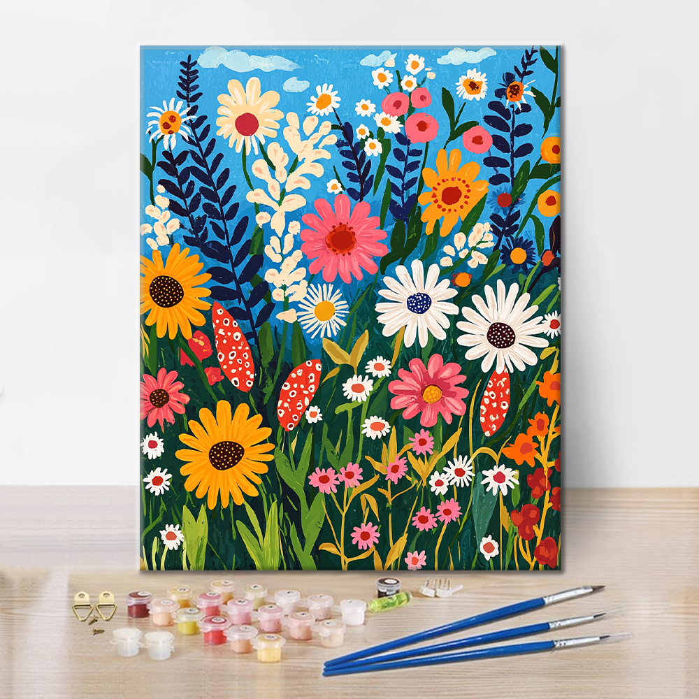 Wild Flowers - Paint by Numbers