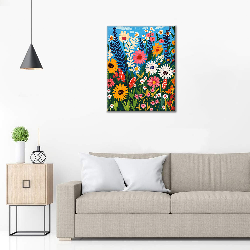 Wild Flowers - Paint by Numbers