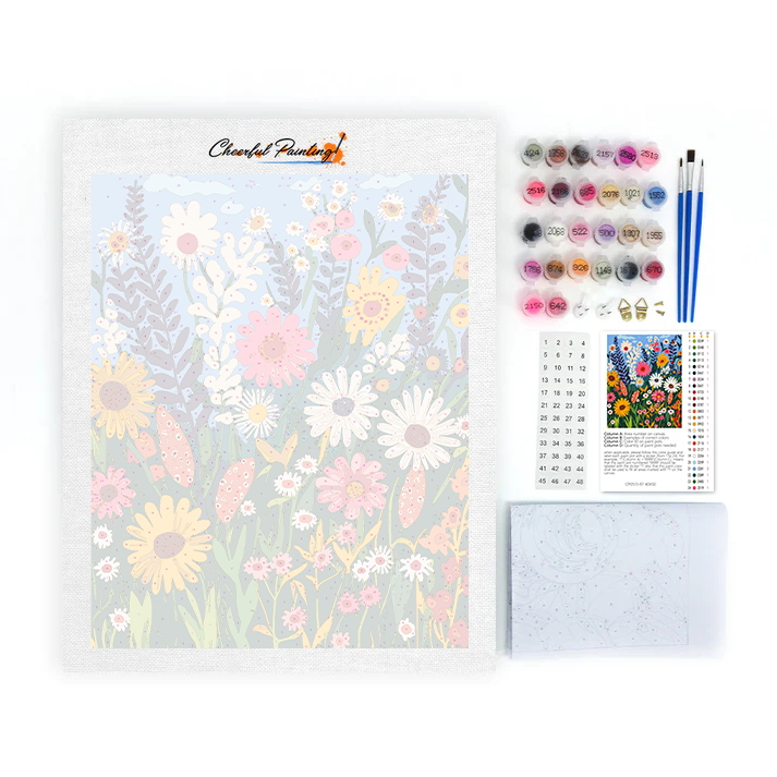 Wild Flowers - Paint by Numbers