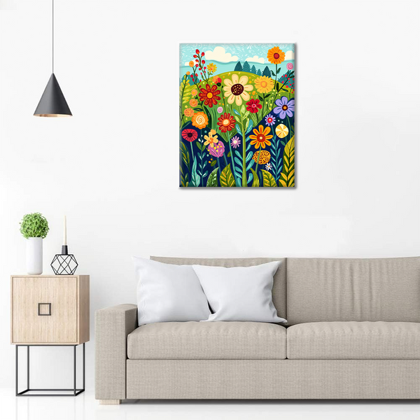 Wildflowers in the Wilderness - Paint by Numbers